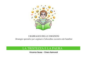 I BARRAGES DELLE EMOZIONI - La tristezza e la paura